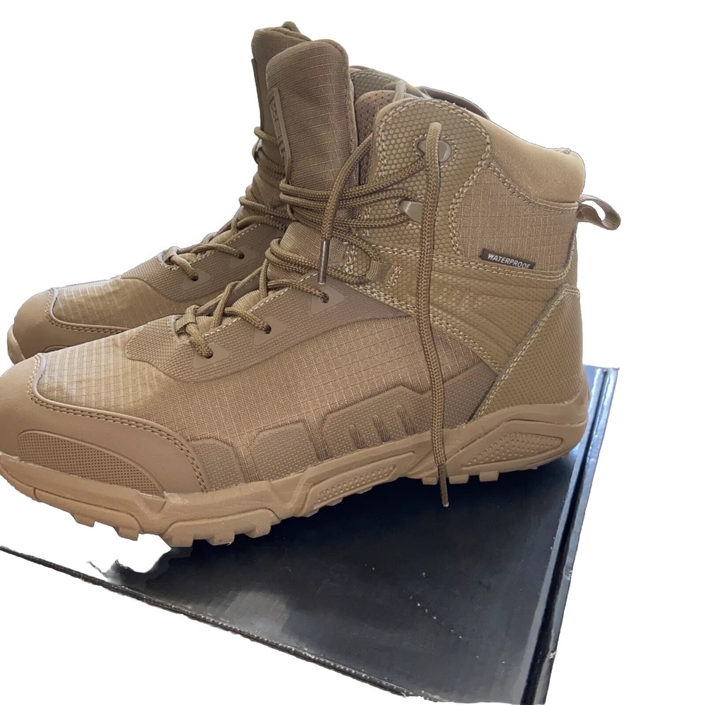 Free Soldier Men's Boots Size 12 Tactical Military Waterproof Brown